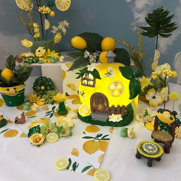 LEMON DROP LANE MINI FAIRY GARDEN SET - Picture 6 of 16